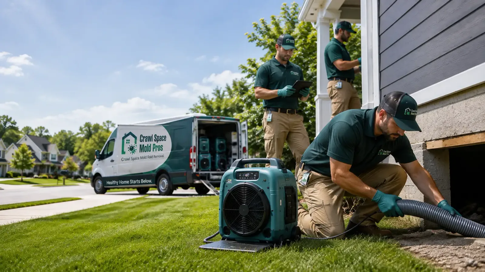 Crawl Space Mold Removal in Springview, NE